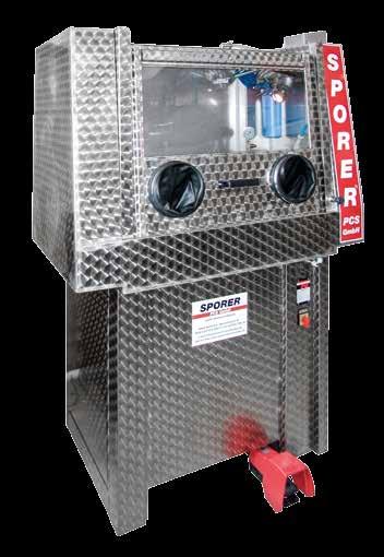Hochdruckreinigungsanlage POWER BOX Der Name ist Programm. Leistungsstarke Hochdruckreinigung in einem geschützten Arbeitsbereich.