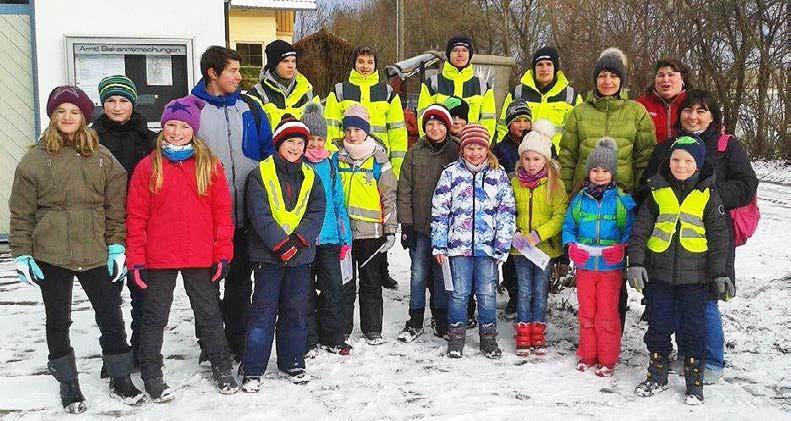 EPFENHAUSEN Klöpflesingen in Epfenhausen Anfang Dezember 2017 zogen die Epfenhauser Kinder durch das verschneite Dorf, klopften an jede Haustür und