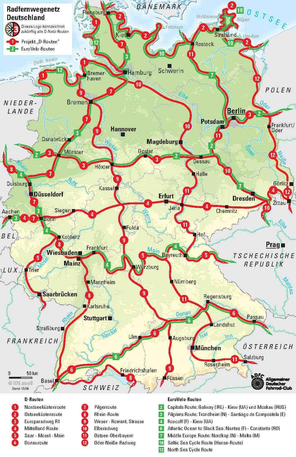 Das D-Netz: Premiumrouten für Deutschland Pilotprojekt R1 (D3-Route) Befahrung und Bestandserfassung
