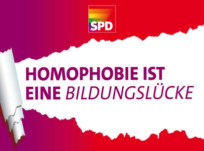 SPD-Jahrbuch 2015 2016 BERICHTE DER ARBEITSGEMEINSCHAFTEN CSD-Tour 2016: Keine Macht den Homophoben. Integration für Alle 