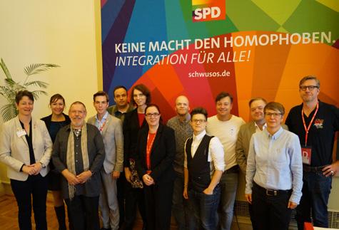 Die CSD-Trucktour des SPD-Parteivorstandes gemeinsam mit der AG fand wiederum in neun Städten bundesweit statt.