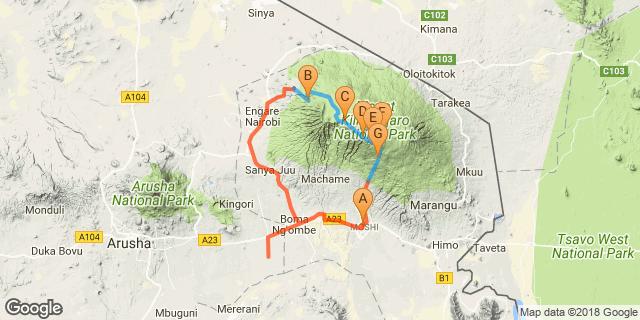 S e i t e 2 TSS - Lemosho Route Tanzania - Mount Kilimanjaro - Arusha 9 Tage / 8 Nächte Ausstellungsdatum: 16.