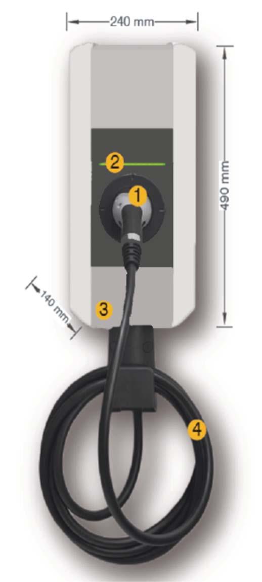 Energiefuchs E-Autoladestation 22 kw Ladeleistung mit Anschlusskabel und Typ 2 Stecker Mit RFID für Chipkarten Gesamtpreis netto: 1.675,-- zzgl. MwSt. 318,25 Gesamtpreis brutto: 1.
