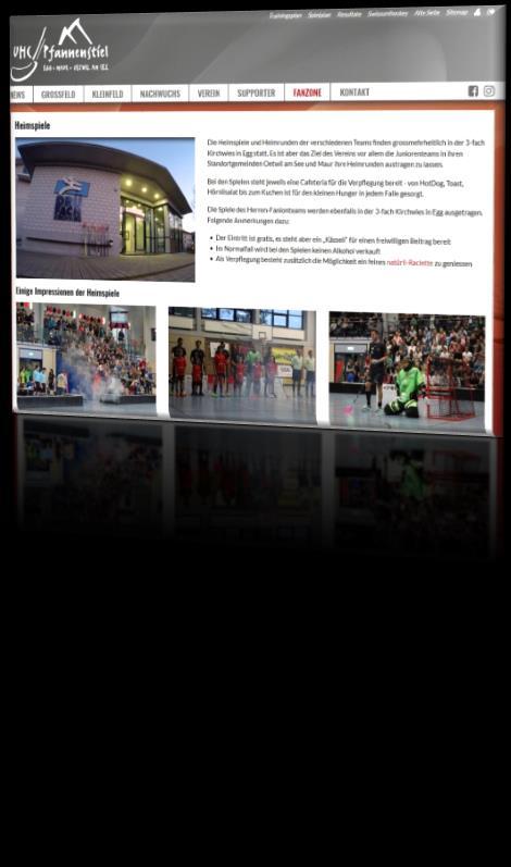 Vertragsdauer Werbung auf der Club-Homepage www.uhcpfannenstiel.