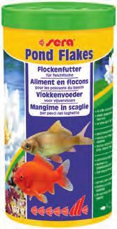 Besonders gut für Jungfische sera Pond Flakes Flockenfutter für alle Teichfische, 1