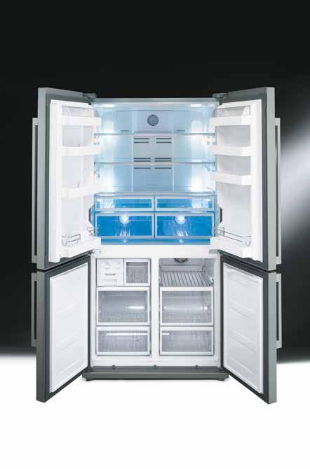 FLEXIBLER KÜHLRAUM Geniale Lagerkapazitäten Großraumkühlschränke sind in der heutigen Zeit sehr gefragt.
