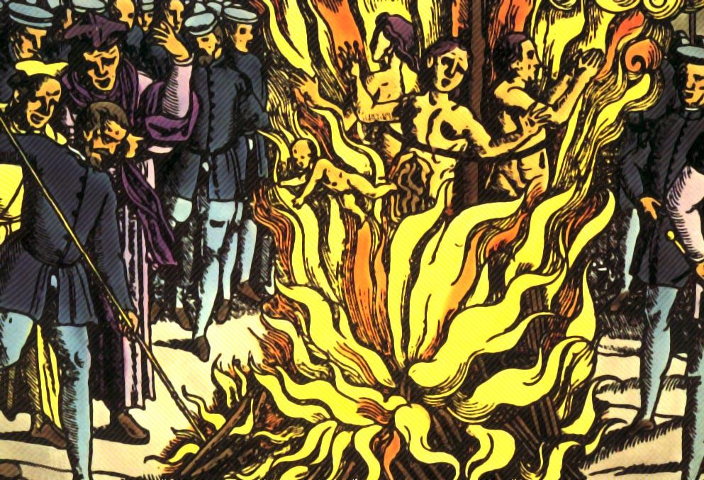 Puulõige nõidade põletamisest (äratrükk raamatust: Robin Briggs. Witches & Neighbors. The Social and Cultural Context of European Witchcraft. London 1996).