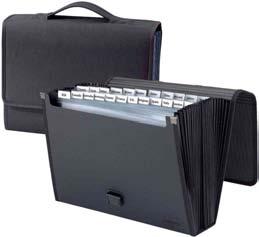 Schreibblock, DIN A4, Blatt, beschriftbaren Einsteckschildern und Stiftschlaufe Klettverschluss Maße: (B)33 x (T) x (H)270 mm CD-/DVD-Case tahiti Transporttasche in modernen, leuchtenden n aus PP,