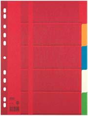 Folienverstärkung an Taben und Lochung farbige Taben mit computerbeschriftbarem Deckblatt A-Z Tauenpapier-Register für DIN A4 Format 00 g/qm : mit Deckblatt