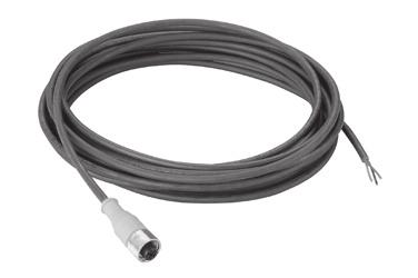 F0 Kabelyp Dose und Kabel eschreibung Verbindungskabel M für Durchflussmesser F0 zum nschluss von Versorgungsspannung und Schalausgang.
