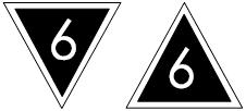 Sicherung des Bahnbetriebes 7.19 7.3.4 Geschwindigkeitsanzeiger (Zs 3) Geschwindigkeitsanzeiger geben die höchste zulässige Geschwindigkeit im anschließenden Weichenbereich an.
