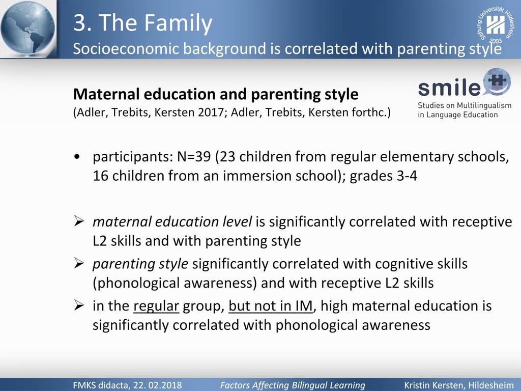 Die Ergebnisse unserer Studie mit 39 Kindern aus der 3. und 4.