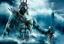 Die Götter des Olymp Seite 15 Poseidon Poseidon ist der Meeresgott und Bruder von Zeus und Sohn des Kronos und der Rhea.