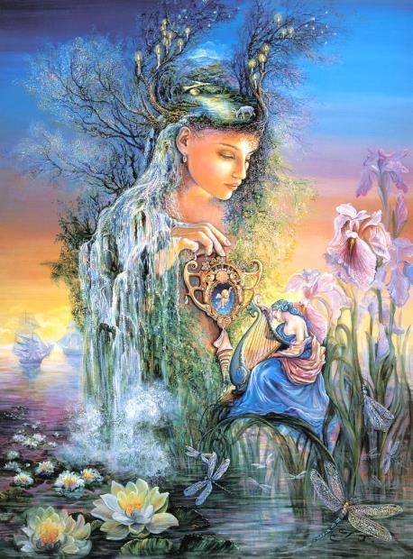 Die Götter des Olymp Seite 17 Die Griechische Göttin der Erde Gaia Gaia ist die Griechische Göttin der Erde und entstand aus dem Chaos (einem andern Gott).