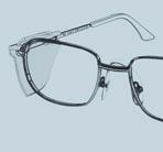 Korrektionsschutzbrillen Zertifizierung und Kennzeichnung Die individuell hergestellte Korrektionsschutzbrille muss, gemäß der Europäischen orm 166, sowohl auf Fassung als auch auf den Scheiben