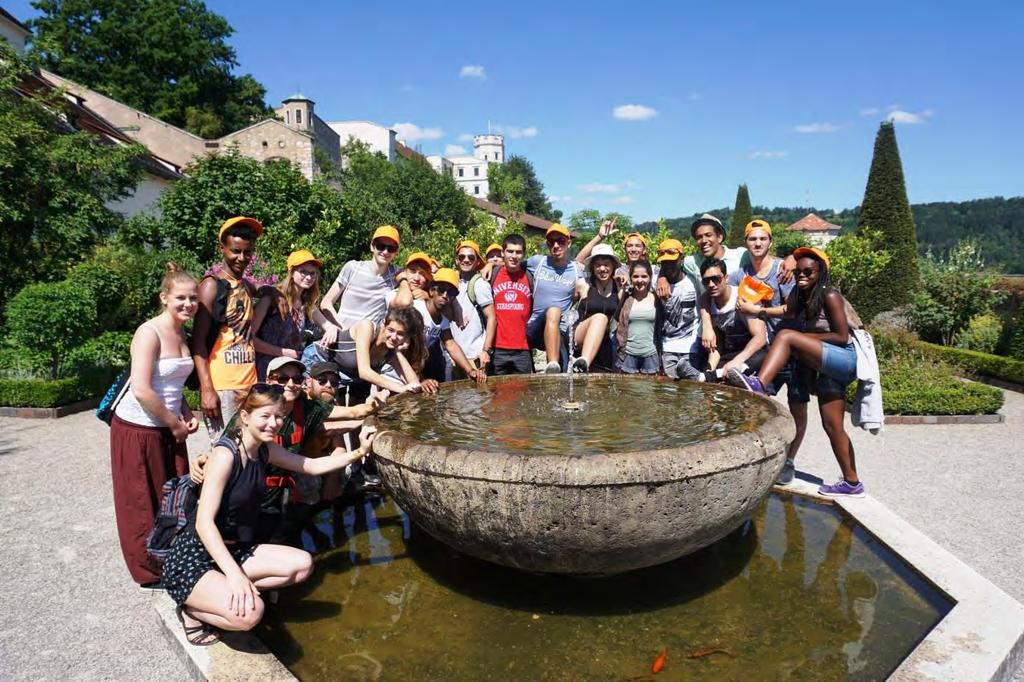 Internationale Jugendbegegnung InterNatureNet in Eichstätt gefördert durch Erasmus+ in Kooperation mit La Fedé - Frankreich und spin - Portugal Im Zentrum der internationalen Jugendbegegnung