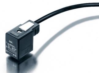 Leitungsdose VST 3 B / Plug connector VST 3 B Kabelabgang 180 Cable outlet 180 09 7516 02