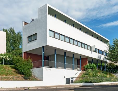 5 Doppelhaus von Le Corbusier und Pierre Jeanneret in Stuttgart von 1927. waren Unternehmer und Ingenieure aus Süddeutschland.