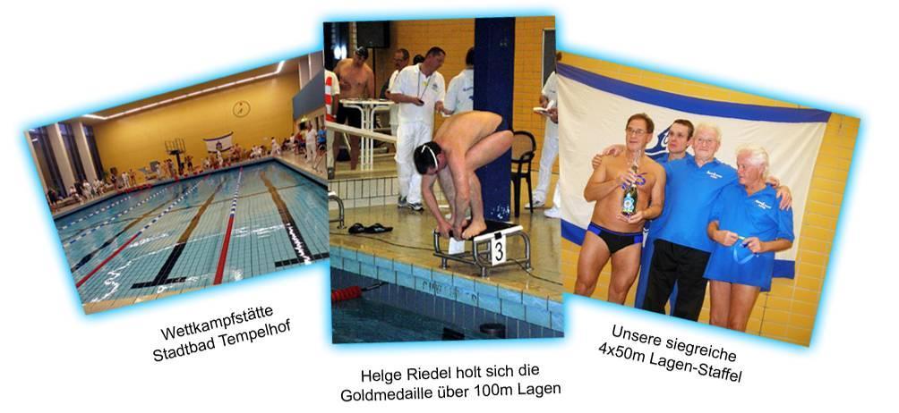 Internationales Mastersschwimmfest 2012 des BSV Friesen1895 Berlin (Berlin) Dieser nun schon traditionelle Wettbewerb des rührigen Berliner Schwimmvereins sah wieder ein Teilnehmerfeld von rd.