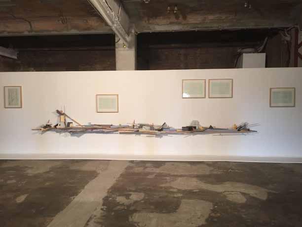 Latitudinal Limits (Installationansicht von Struktion, Ausstellung während der Berlin Art Week 2016) mit