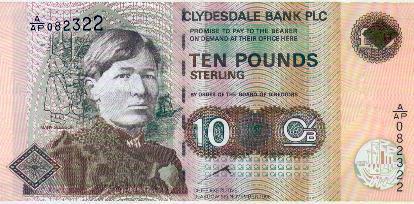 konvertierbar sind: England Neue Banknote der Bank of