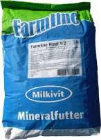 MINERALSTOFF Farmline Rind PLUS 1:2 Phosphorreiches Mineralfutter Farmline Rind PLUS ist ein sehr hochwertiger, phosphorreicher Mineralstoff mit Spurenelementen in organischer Form.