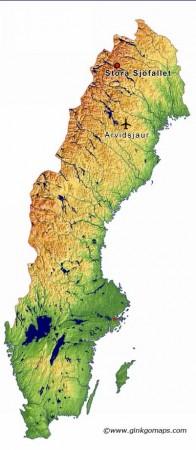 Weltkultur-Erbe Laponia in Nordschweden.
