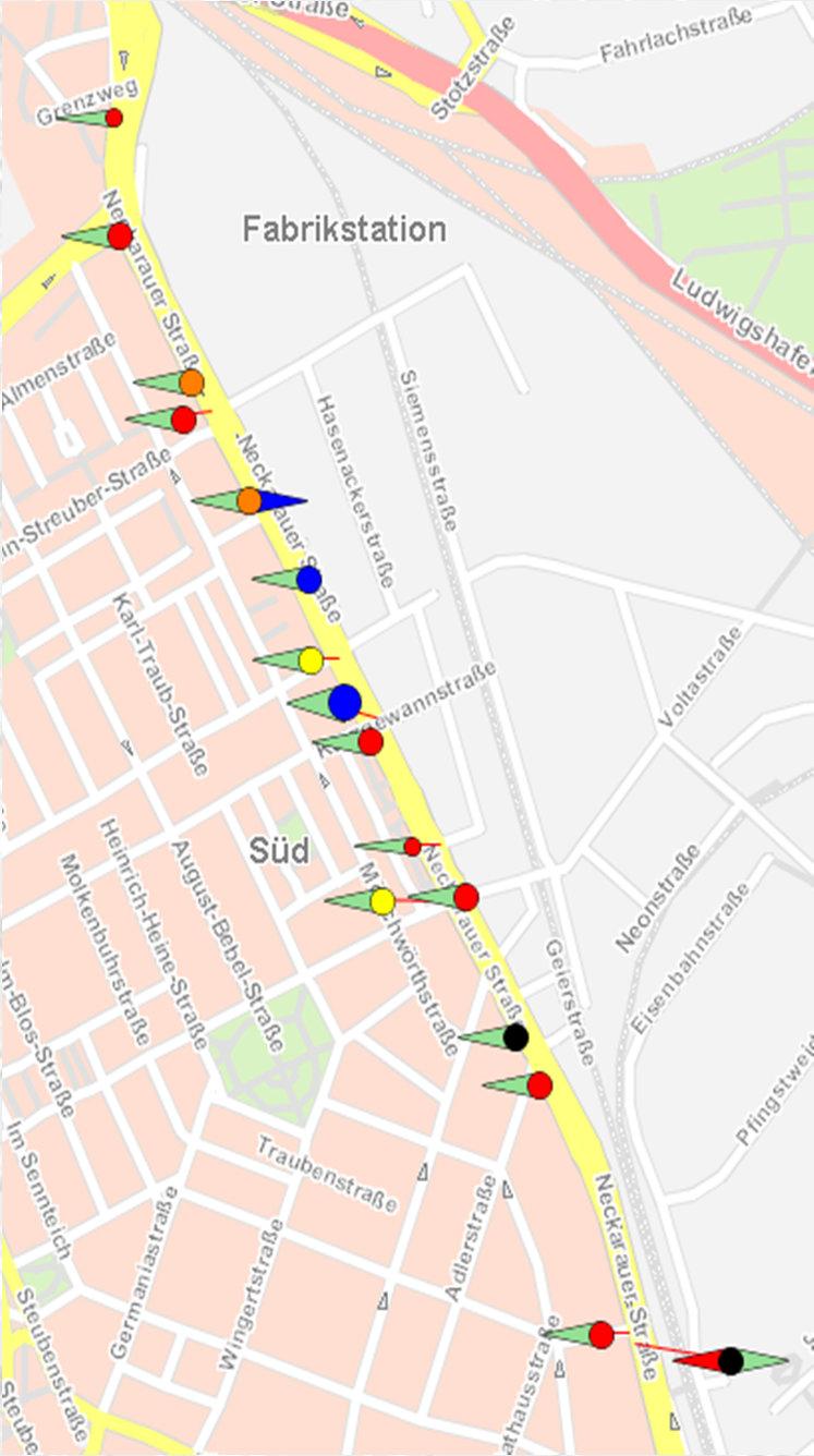 Betrachtung Rad-VU am Beispiel Neckarauer Straße in Mannheim 16 VU in 2017: Bei 7 VU war der Radfahrer Hauptverursacher, bei 5 weiteren VU trug er durch sein Fehlverhalten zur Unfallverursachung bei.