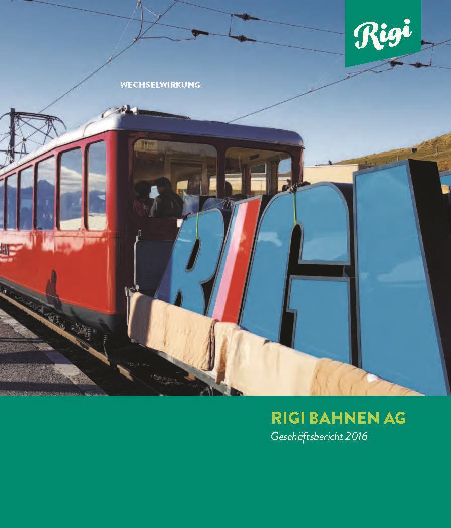 Geschäftsbericht 2016 Vom Bahnbetrieb zum