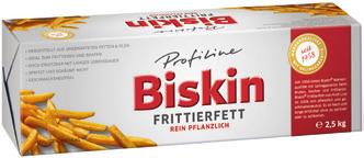 Die hochwertigen Pflanzenöle und -fette von Biskin sind gemacht, um hohen Temperaturen standzuhalten.