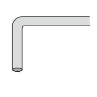 Mittelanschlagbügel Für Fachböden, aus 5 mm Rundstahl, beide Endbereiche abgebogen, steckbar. Passend für Bodenplatten Bestell-Nr.