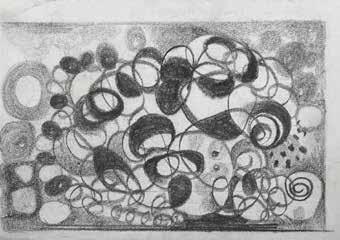 Tusche, 14,6 x 20,8 cm, mit Stempel monogrammiert [RL037] Es