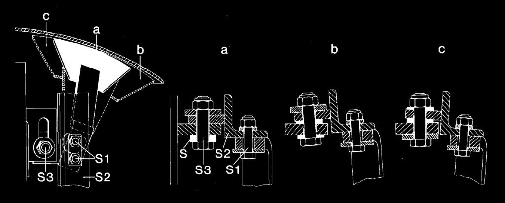 vordere Reihe etwas anheben. Dreipunktanbau: im Lochbild (3/) mit Stecker den gewünschten Druck vorwählen.