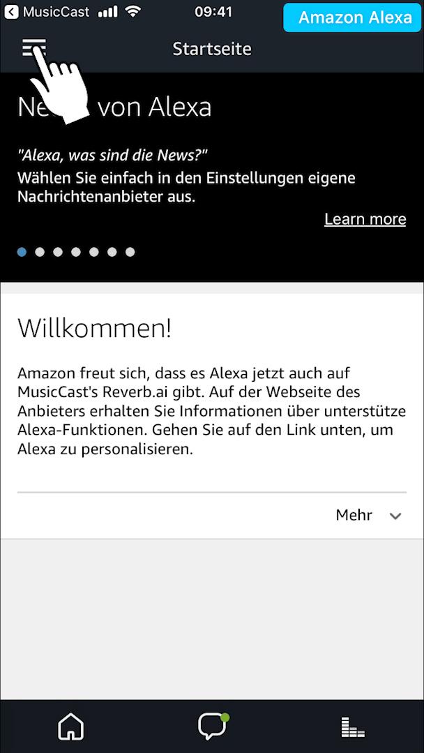 Punkt 18 Amazon Alexa App Öffnen