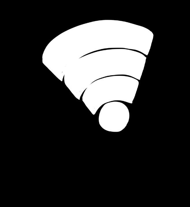 Man kann über WLAN mit dem Internet verbunden sein. WLAN spricht man: weh-lan. Zum Beispiel, wenn man zu Hause ist und eine WLAN-Verbindung hat.