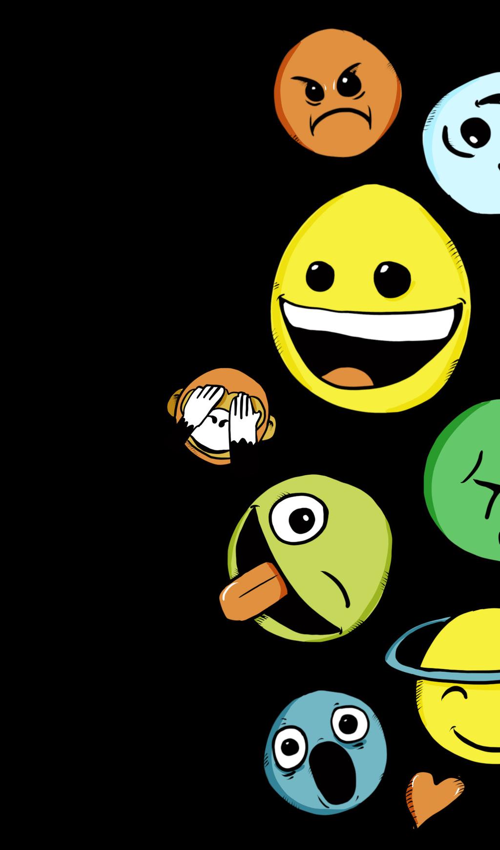Emojis Man kann auch Emojis senden. Das ist Japanisch und bedeutet: Bild-Schrift-Zeichen. Man spricht Emoji: Emo-dschi. Emojis sind kleine Bilder.
