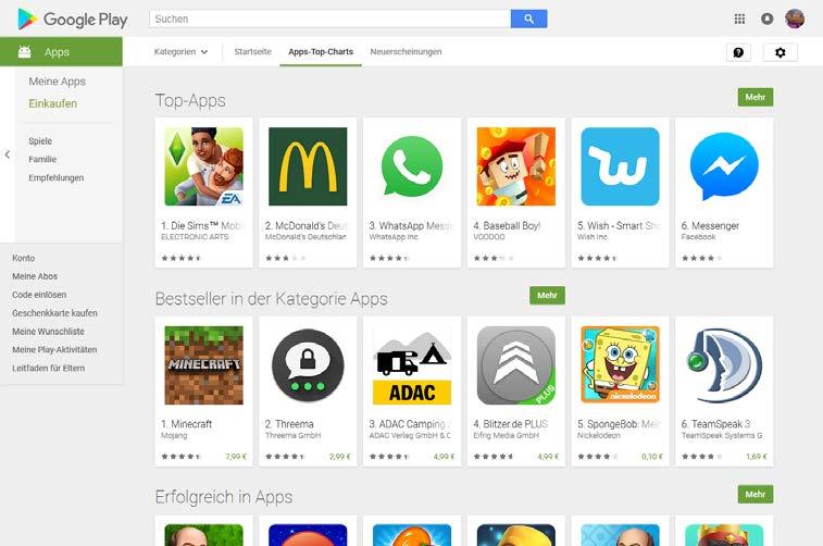 Der Google Play Store Alternativ können Sie Prepaid-Guthaben für den Google Play Store in Form von Geschenkkarten bei verschiedenen Supermarkt-, Drogerie- und Tankstellenketten kaufen und beim