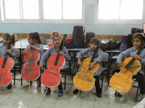Zu Beginn des Schuljahres nahmen 45 Kinder regelmässig zweimal die Woche am Unterricht teil, der in der UNRWA-Mädchenschule im Aida-Lager stattfindet.