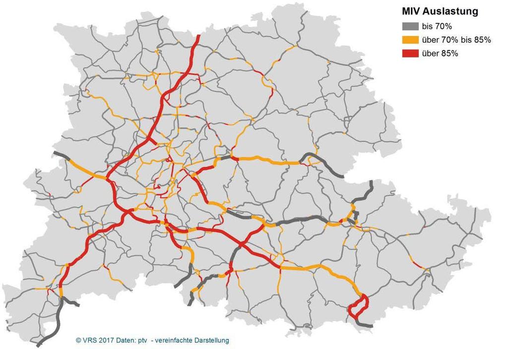 insgesamt von Infrastruktur abhängig Region Stuttgart Dezentrale Gewerbeentwicklung reduziert Verkehrsaufwand Baden-Württemberg als Land