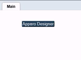 Jetzt können Sie die Apparo-Erweiterung Apparo Designer Button in das Dokumen