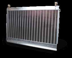 MAXI 80-600 Wasser-/Luft-Nacherhitzer (NV) Es ist möglich, ein Wasser-/Luft-Nachheizregister einzubauen, um die Zulufttemperatur in den Räumen zu regeln, was ein maßgebliches Kriterium für die