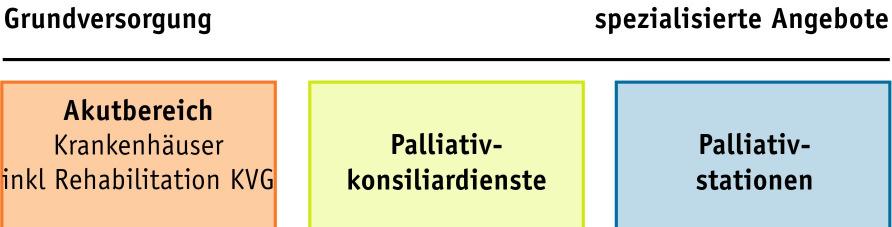 36 VERSORGUNGSSTRUKTUR PALLIATIVE CARE Figur 3 Quelle: palliative ch, bearbeitet durch INFRAS.