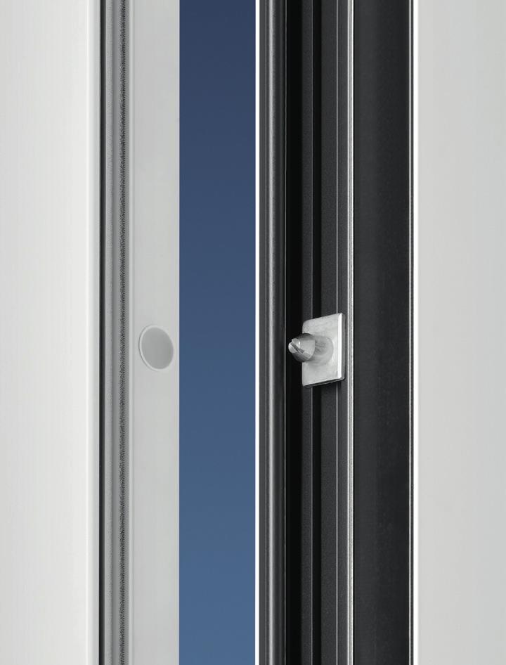 Innovative Technik, die sich sehen lassen kann Serienmässig bei ThermoSafe Haustüren 5-fach