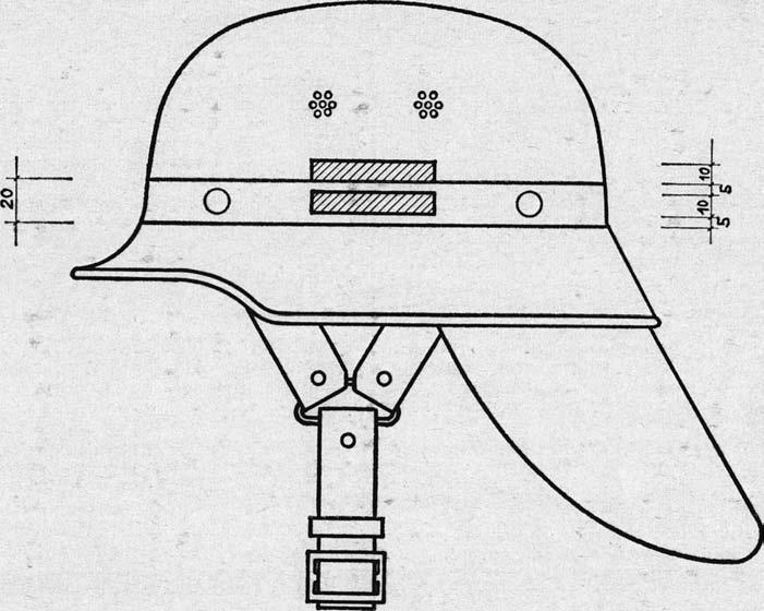 19/1967 471 Funktionsabzeichen am Helm