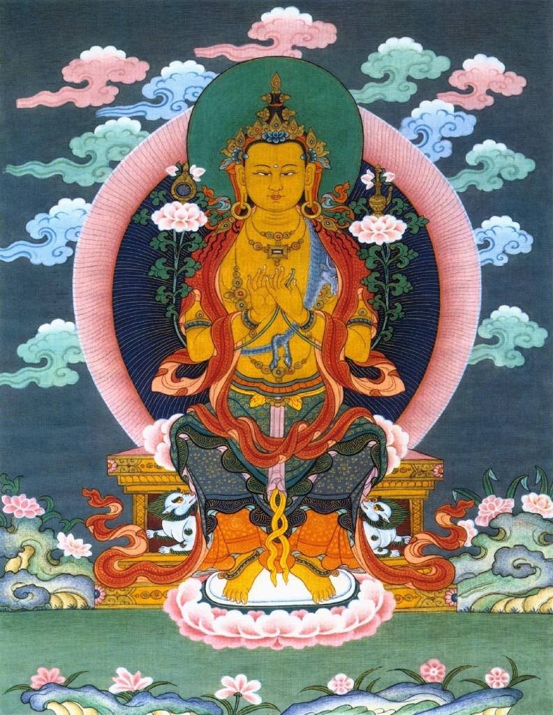 Wer ist das? Buddha Maitreya ist der Buddha der Zukunft. Im Buddhismus geht man von 5 irdischen Buddhas aus, die jeweils einem der 5 Zeitalter (Kala) zugeordnet sind.