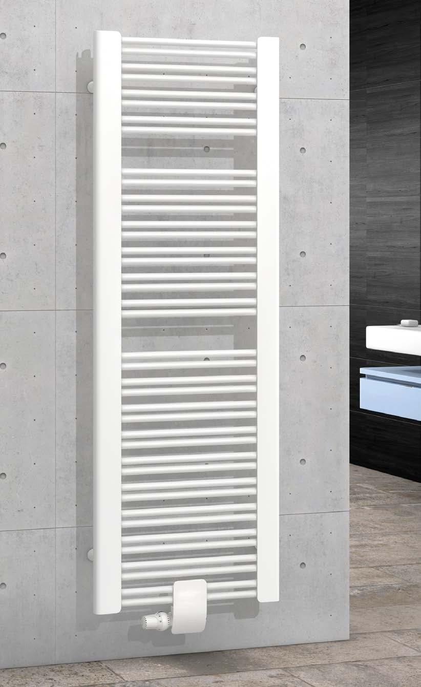 20 BERLIN-VM SPA Ein Designheizkörper mit Mittenanschlusstechnologie, der zum Spa-Erlebnis gehört wie eine Badewanne, Dusche und Waschtisch.