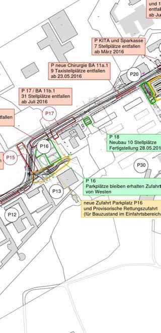 2. Bauhauptmaßnahmen 2016: Ersatzparkplätze Neubau Parkplatz