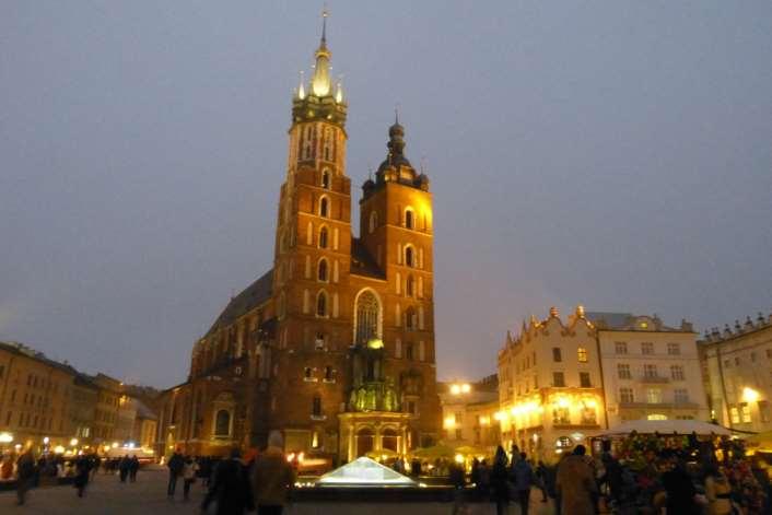 Kraków ist nachts sehr schön und