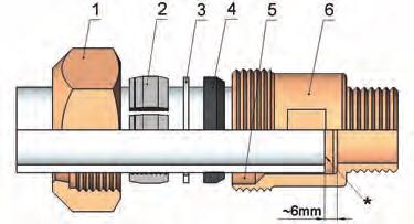 Montageanleitungen Für Serie 313 Für Stahlrohr: DIN EN 10255 und DIN EN 10220 Reihe 1 Abmessungen: Anschluss-Gewinde ISO 7/1 1/2" 3/4" 1" 1 1/4" 1 1/2" 2" Rohraußen-Ø [mm] 21,3 26,9 33,7 42,4 48,3