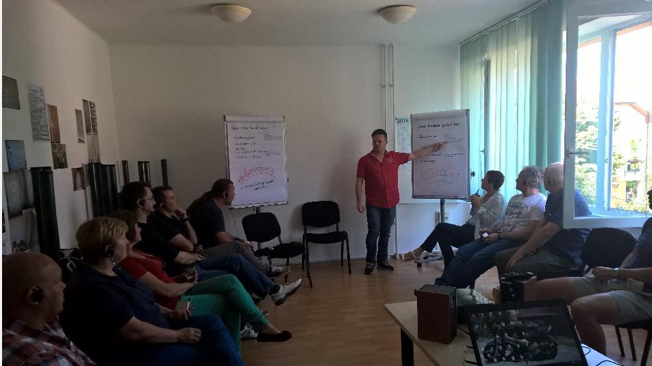 Projektfortschritt Ungarn Aktivitäten, Maßnahmen, Meilensteine (II): Teamaufbau